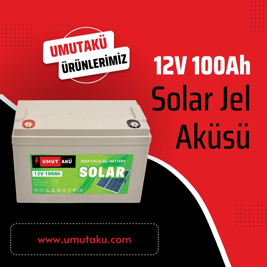 Solar Jel Akü 12V 100Ah